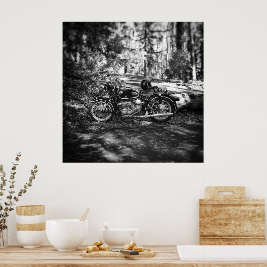 Poster motorfiets BMW (Keuken)