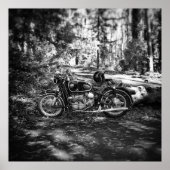 Poster motorfiets BMW (Voorkant)