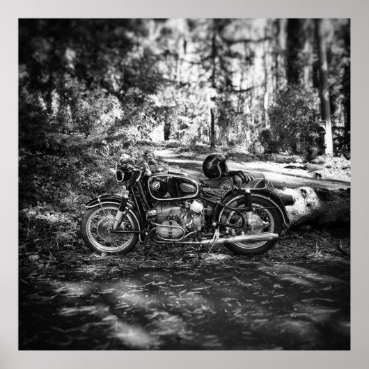 Poster motorfiets BMW (Voorkant)