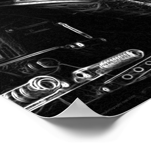 Poster motorrijwiel 1 (Hoek)