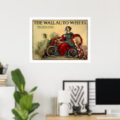  Poster motorrijwiel: de wand van het automatische (Thuiskantoor)
