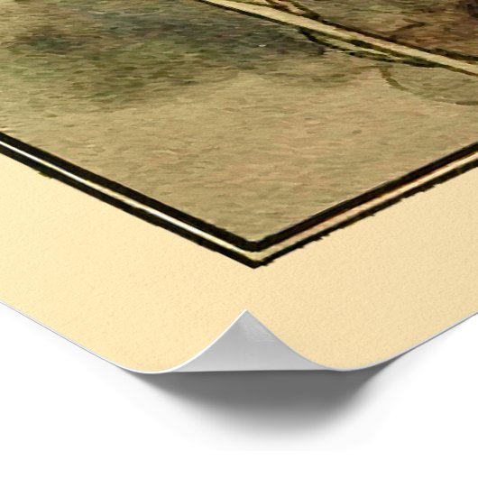  Poster motorrijwiel: de wand van het automatische (Hoek)