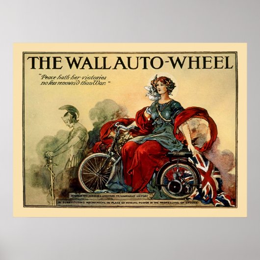  Poster motorrijwiel: de wand van het automatische (Voorkant)