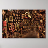 poster motorruimte (Voorkant)