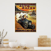 POSTER: MOTORSPORT INDIANAPOLIS 1914 POSTER (Keuken)