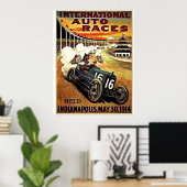 POSTER: MOTORSPORT INDIANAPOLIS 1914 POSTER (Thuiskantoor)
