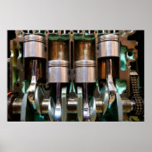 poster motorzuigers (Voorkant)