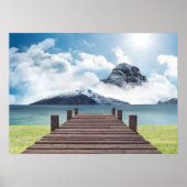 Poster Mountain Scene (Voorkant)