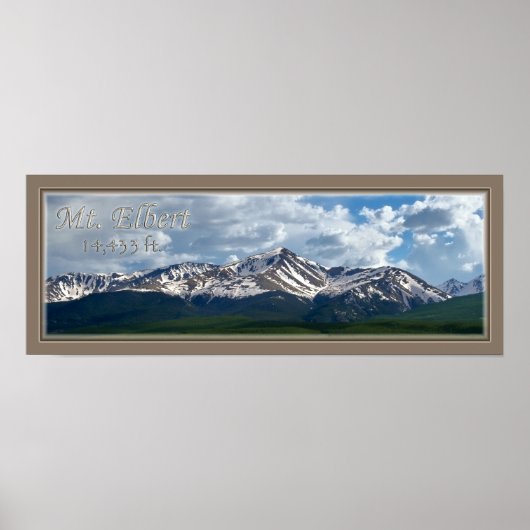 poster-Mt Elbert Poster (Voorkant)