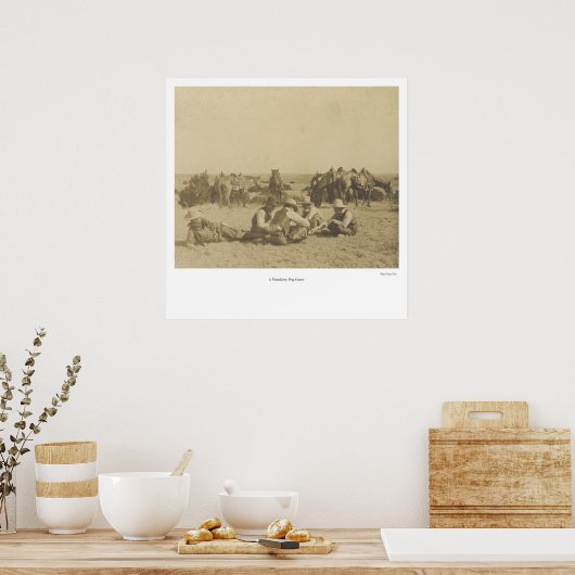 poster "Mumblety-Peg Game" (Keuken)