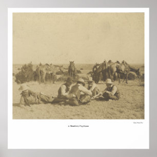 poster "Mumblety-Peg Game"