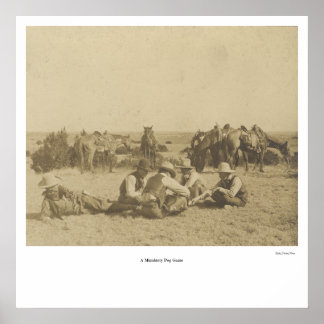 poster "Mumblety-Peg Game"