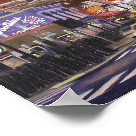 Poster Music City Lights (Hoek)