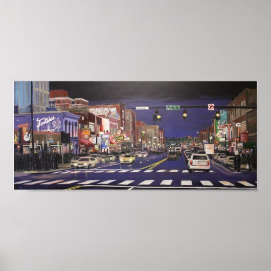 Poster Music City Lights (Voorkant)