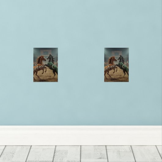 Poster Muurkunst Sets (Houten vloer)