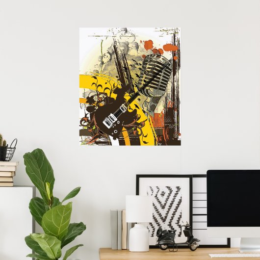  Poster muziek (Thuiskantoor)