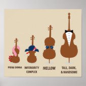Poster Muziek Gift String Instrument (Voorkant)