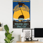 Poster  muziekfestival (Thuiskantoor)