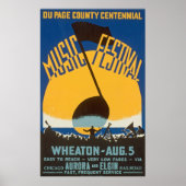 Poster  muziekfestival (Voorkant)