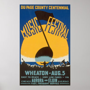 Poster  muziekfestival