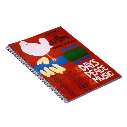 Poster muziekfestival notitieboek (Rechterzijde)