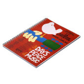 Poster  muziekfestival notitieboek (Linkerzijde)