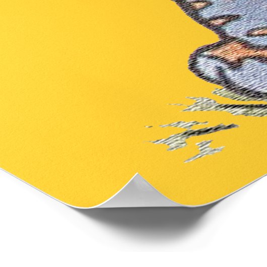  Poster muziekopdruk (Hoek)