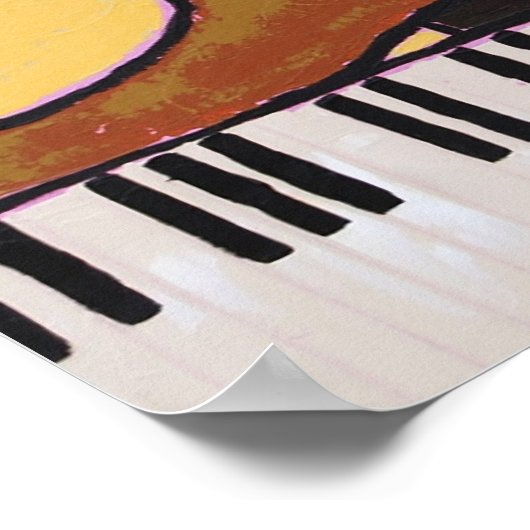 poster muziekstad (Hoek)