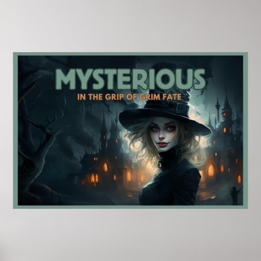 Poster Mysterious In the Grip of Grim Fate (Voorkant)