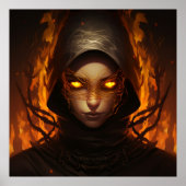 Poster Mysterious woman (Voorkant)