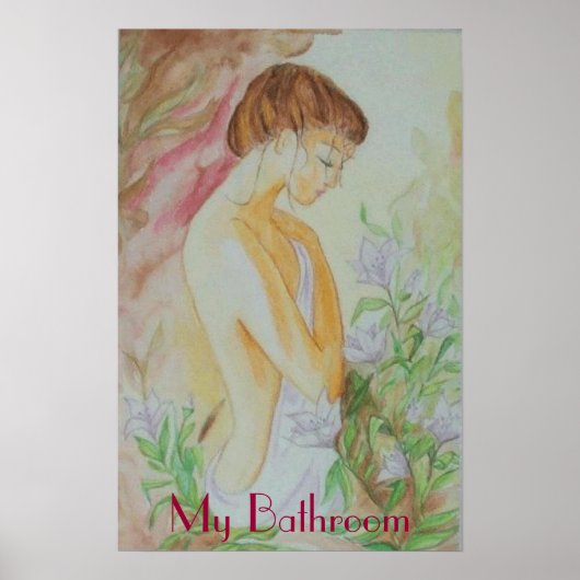 Poster Na het bad (Voorkant)