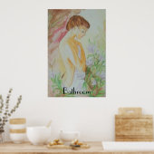 Poster Na het bad (Keuken)