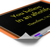 Poster na het leven (Hoek)