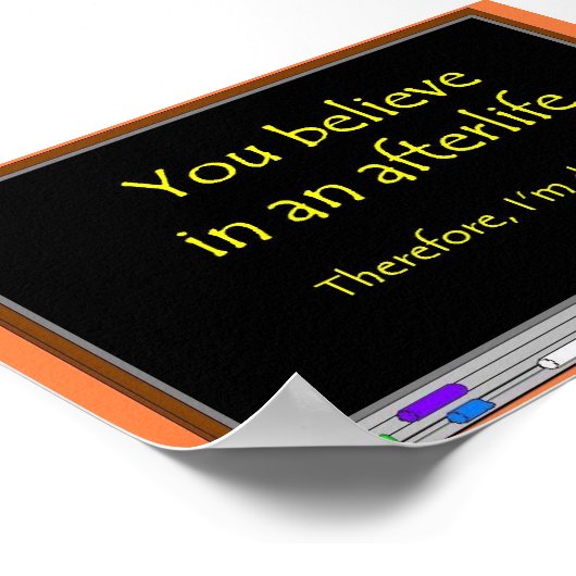 Poster na het leven (Hoek)