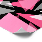 Poster naadloze geometrische driehoeken vormen pat (Hoek)