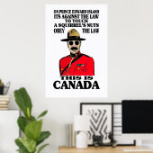 Poster naar Canadees recht (Thuiskantoor)