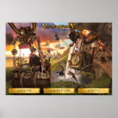 Poster naar Fantasy - Hot Air ballon (Voorkant)