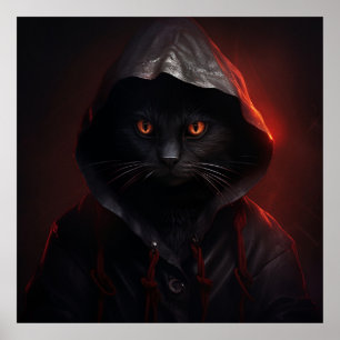 Poster Nachtste angsten van de kat