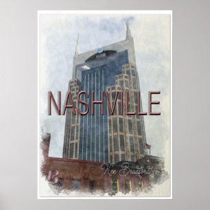 Poster Nashville Vintage
