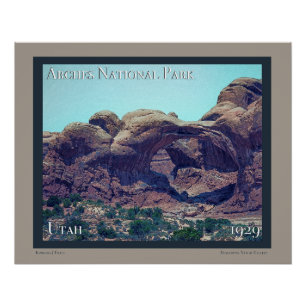 Poster nationaal park Arches