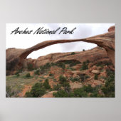 Poster nationaal park Arches (Voorkant)