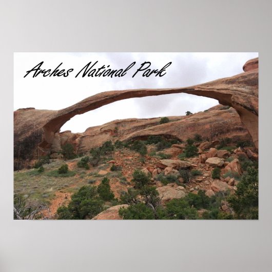 Poster nationaal park Arches (Voorkant)
