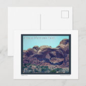 Poster nationaal park Arches Briefkaart (Voorkant / Achterkant)