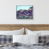 Poster nationaal park Arches Canvas Afdruk (Insitu (Slaapkamer))