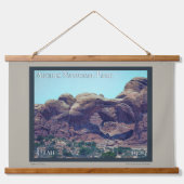 Poster nationaal park Arches Hangend Wandkleed (Voorkant)