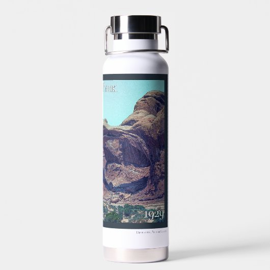 Poster nationaal park Arches Waterfles (Achterkant)