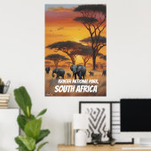 Poster | Nationaal park Kruger | Kunst (Thuiskantoor)