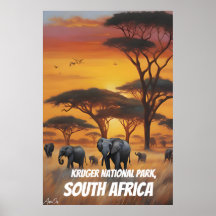 Poster | Nationaal park Kruger | Kunst