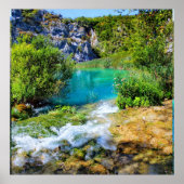 Poster nationaal park Plitvice Lakes (Voorkant)