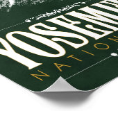 Poster Nationaal Park Yosemite (Hoek)